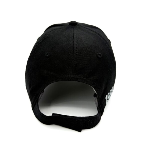 Mule Deer Foundation Black Cotton Strapback Hat – Embroidered Antler Logo - Picture 5 of 9